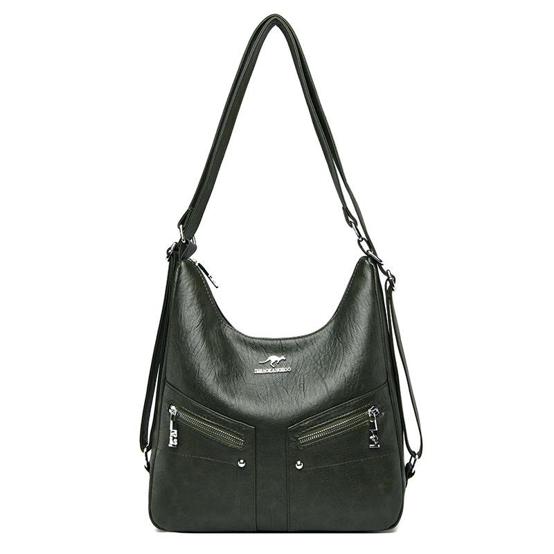 

Многофункциональная женская сумка, модная, мягкая кожа, роскошная, ретро, женская сумка через плечо, большая вместимость, сумка через плечо