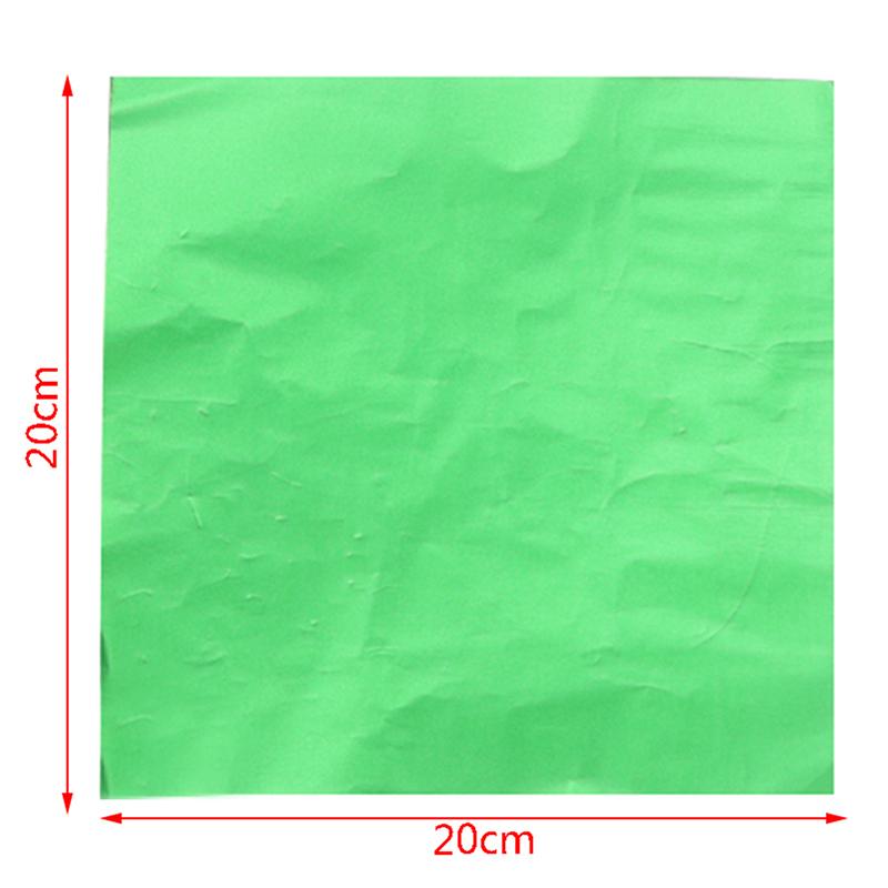 100 Sheets 20*20Cm Aluminium Foil Wrapper Paper Wedding Chocolate Paper
