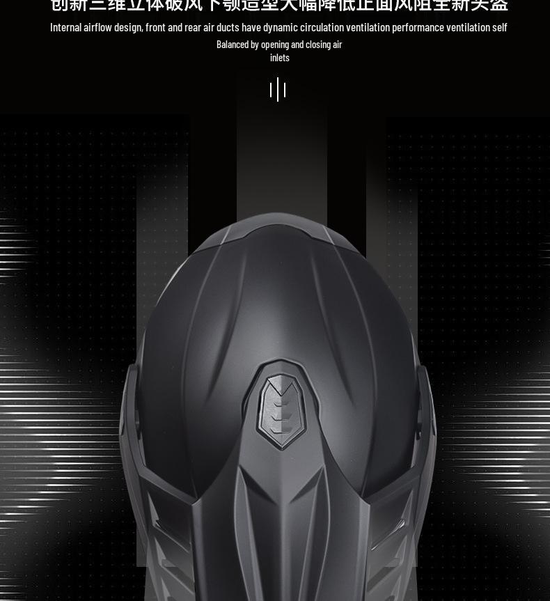 A-Class Unisex Motorcycle Helmet: Double Visor Full Face for Touring & Off-Road Use