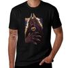 Black Werewolf  Dark Background Tshirt Holiday Party Tshirt For Unisex