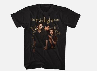 Twilight Edward Jacob Bella T-Shirt Black
