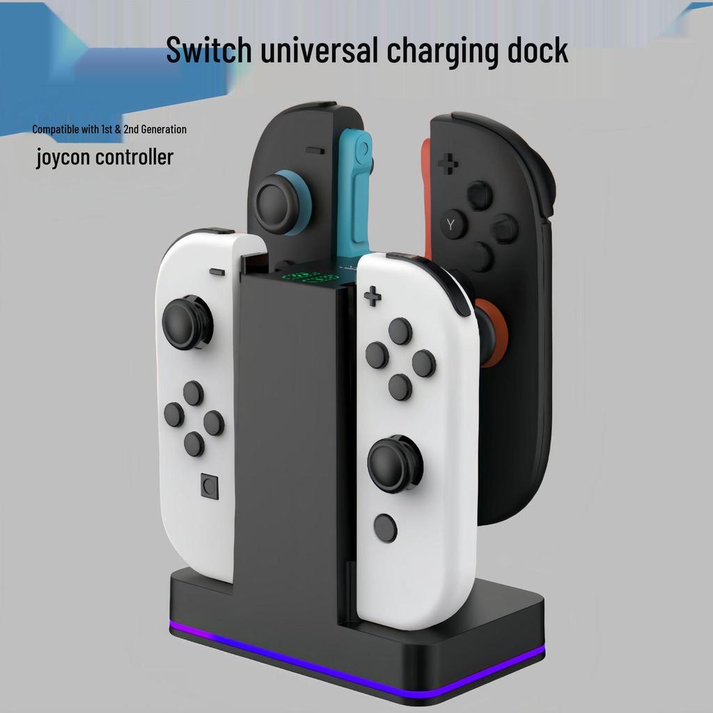 Switch Joycon Controller Charging Dock - Universal Dock for Left & Right Controllers | Nintendo Game Accessories