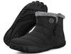 Winter Snow Warm Cotton Sheepskin Size Women's Boots, Boots, Boots, Fleece-lined, Insulated, Boots, Black, 24.0cm