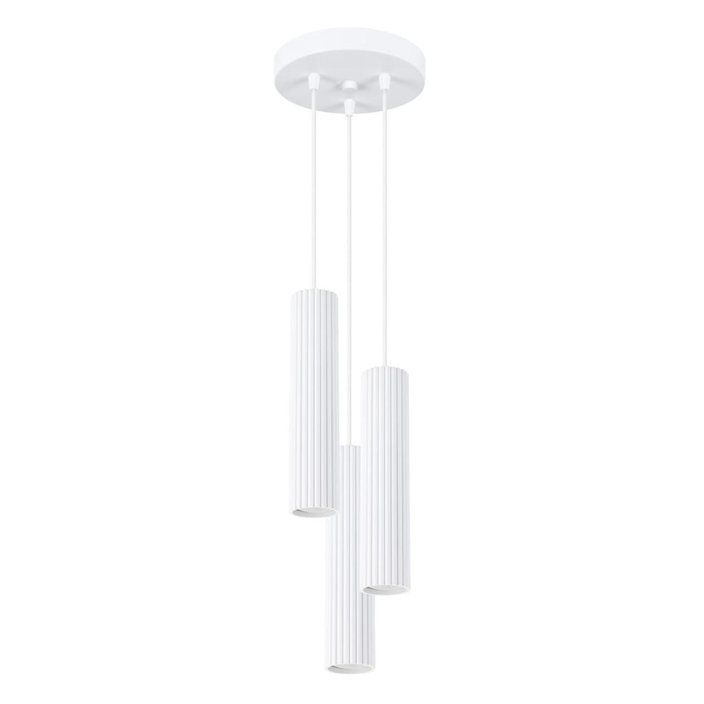 Carbon pendant lamp 3P white