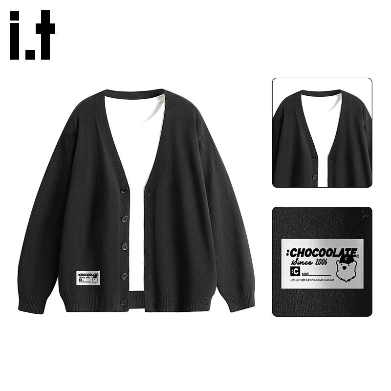 

:Мужской кардиган с V-образным вырезом CHOCOOLATEit 2XL