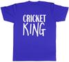 Cricket King Mens Unisex TShirt Tee