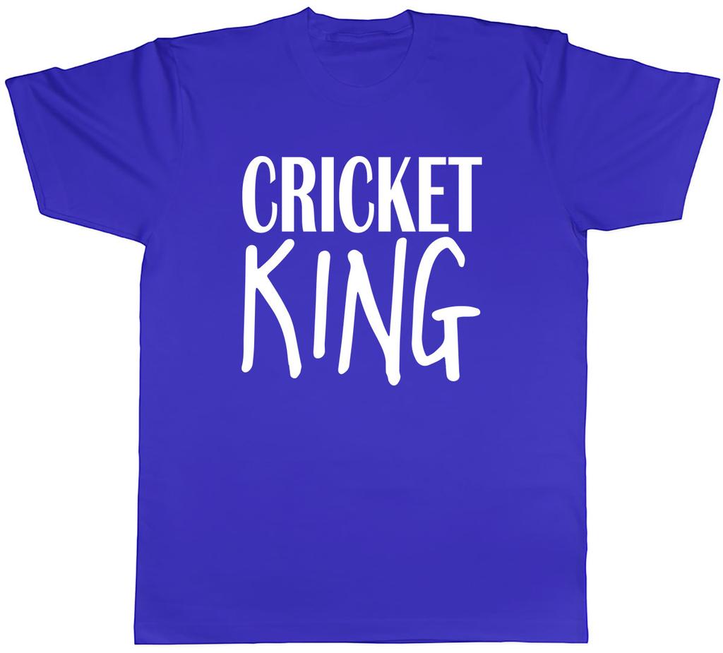 Cricket King Mens Unisex TShirt Tee