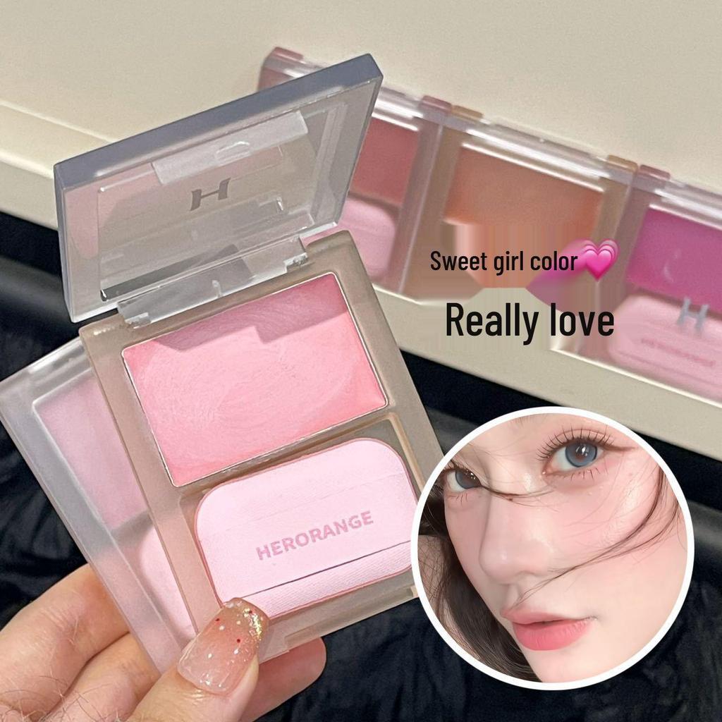 Bobo Milk Mist Vitality Blush: Natural Matte Korean Style for a Youthful Complexion.