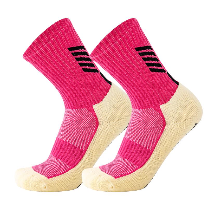 Autumn/Winter Mid-Tube Non-Slip Professional Football Socks with Sweat-Absorbent Towel Bottom