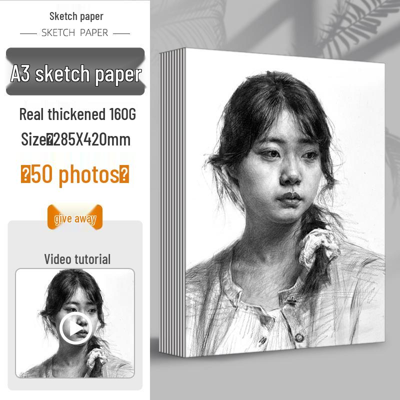 8K and 4K Sketch and Drawing Paper for Art Students, Kindergarten, and Primary Schools - Available In A3 and A4 Sizes