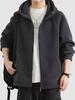 Men's Outdoor Polar Fleece Jacket - Thick, Warm, Stand Collar, Loose Fit, Plus Size Casual Wear