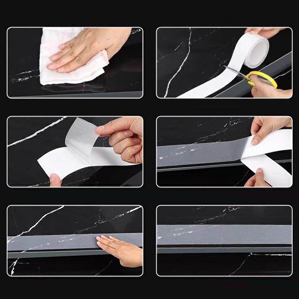 Anti-slip Tape Transparent Rubber Waterproof Anti-slip Stickers Stairs Bathroom Floor Nano Non-marking Anti-slip Adhesive