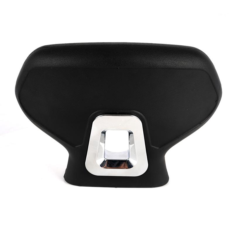 For Yamaha XMAX300 Motorcycle black Rear Frame Passenger Seat Backrest Cushion Back Rest Pad PU material 2021-2023