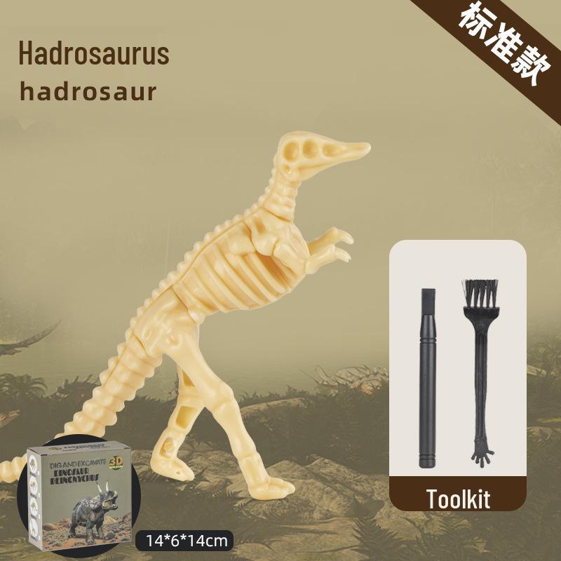 Dinosaur Fossil DIY Excavation Toy - Educational Handmade Archaeology Kit for Kids