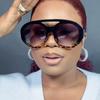 Personality Cool Trend Big Frame Fashion Women's Sunglasses Street Hip Hop Cool Men's Accessories