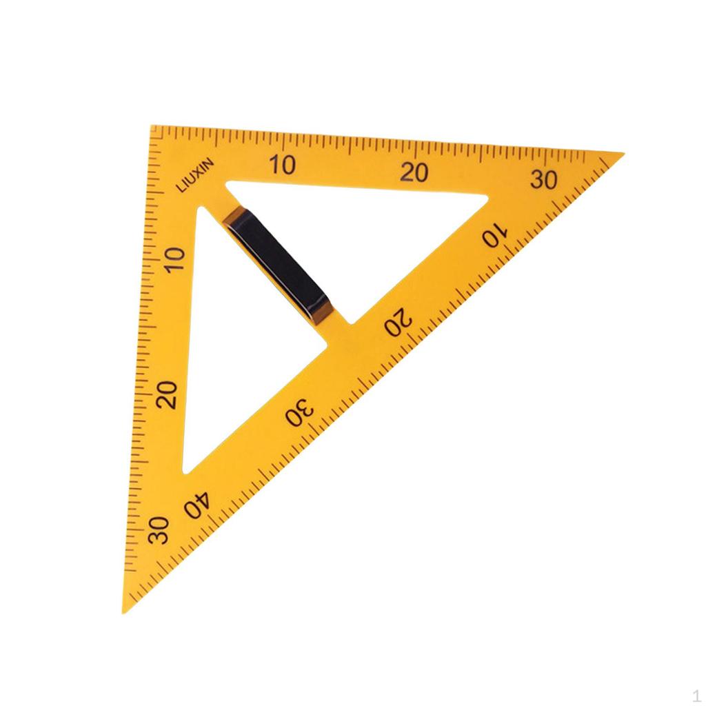 Large Number Math Geometry Equipment Protractor Ruler Angle Measurement Teacher Aids Drawing