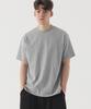 PIANER Basic Slit Short Sleeve T-Shirt (Melange)
