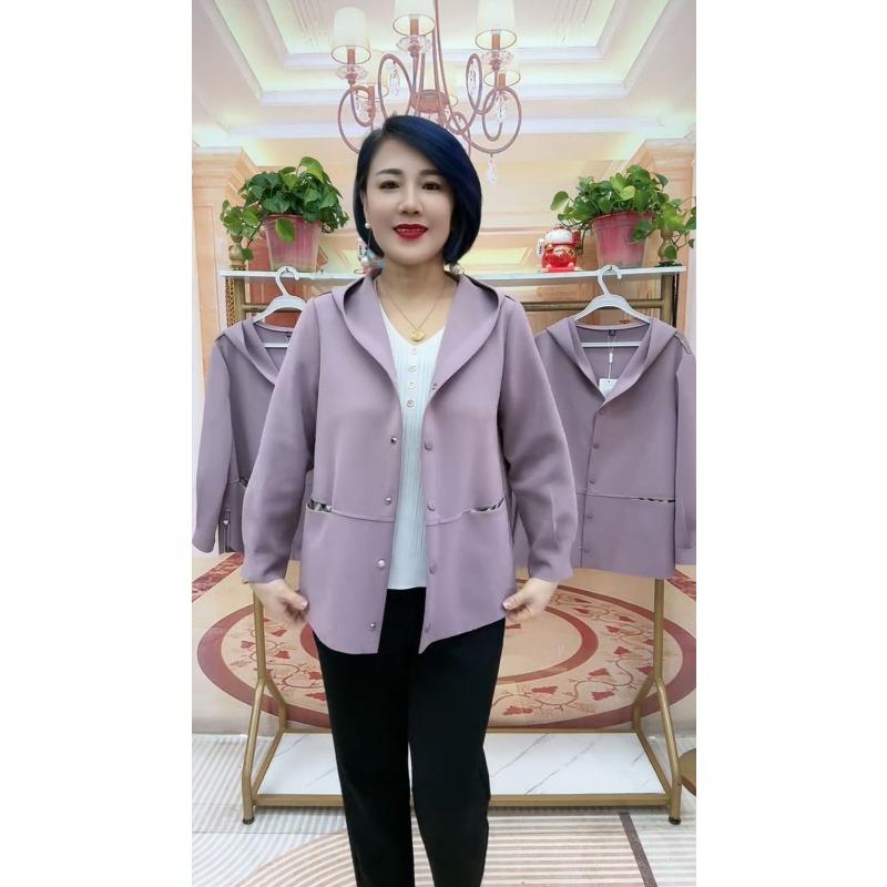 Plus Size Fashion Solid Color Women Hooded Short Casual Outerwear Coat