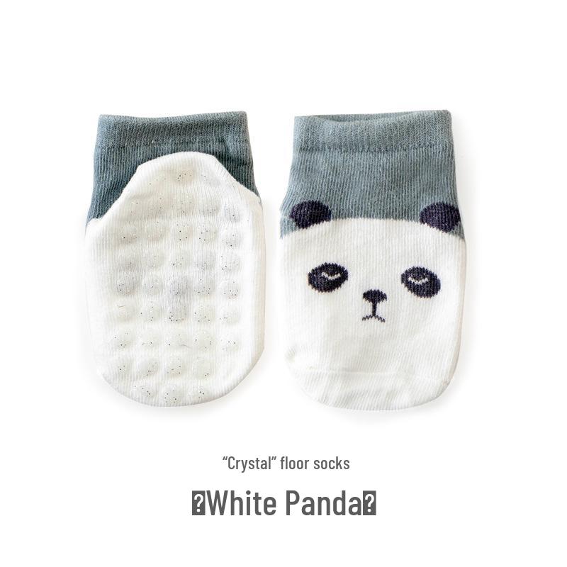 Bawełniane skarpetki antypoślizgowe dla niemowląt i małych dzieci - styl wiosenno-jesienny