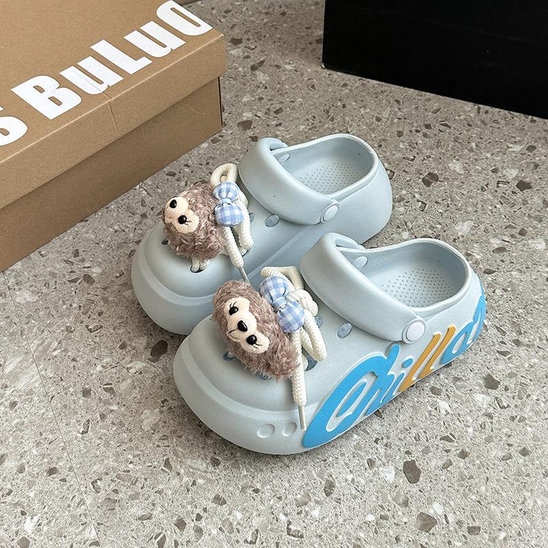 Women's hole shoes tide ins summer fashion couple hole shoes home out two wear garden shoes