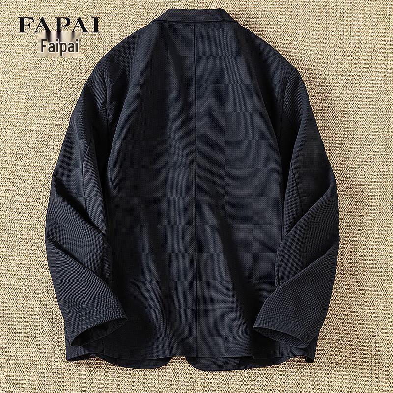 FAPAI Men's Waffle Knit Casual Blazer