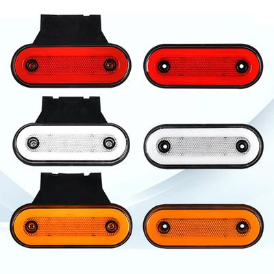 12V-24V Truck Side Marker Light LED Trailer Lights Reflector Van Clearance Lights For Scania For DAF Truck For Isuzu