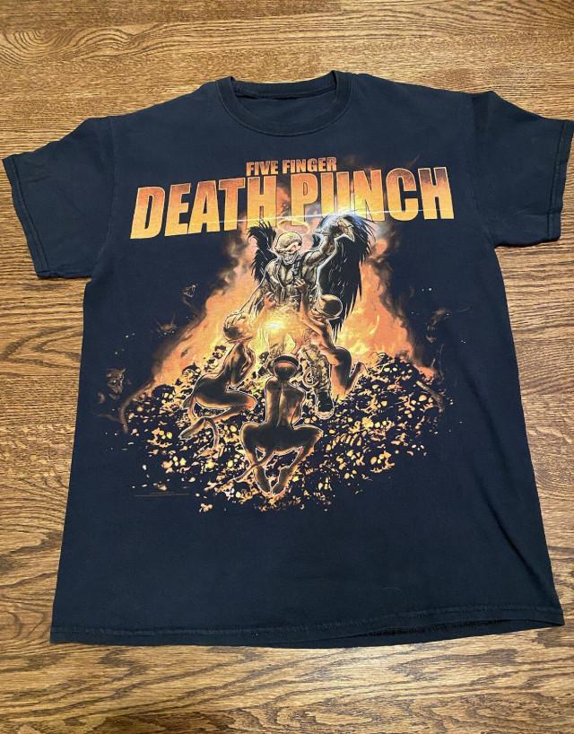 Five Finger Death Punch Concert T-Shirt Full Size EG409 S