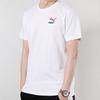 Puma T Shirts Men's White Crew Neck Moderate Straight Fit 579124-02