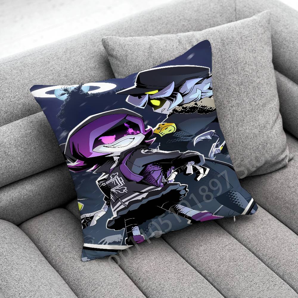 M-Murder Drones Doll N J Uzi Throw Pillow Case For 50x50cm 40x40cm 55x55cm 45x45cm 30x30cm Square Bedroom Pillowcase Cover