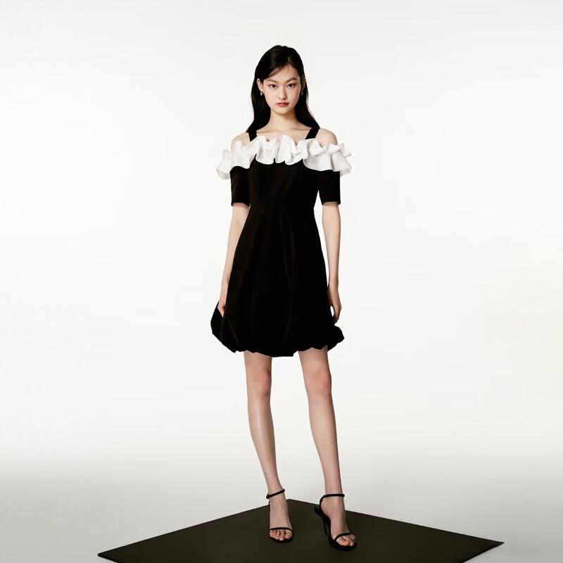 

VEROMODA 2025 Summer Color-Block Strappy A-Line Dress L