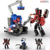 Moc Skibidi Toilet Action Figures Modello da costruzione Blocchi Camerman Titan Speakerman Surveillance Man TVMan Ragazzi Giocattoli per bambini Regali