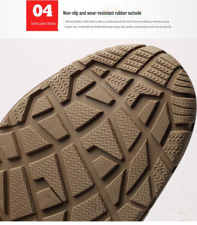 Men's Genuine Leather Martin Boots - British Style, Korean-Inspired, High-Top, Short Desert Boots for Work and Outdoor Wear