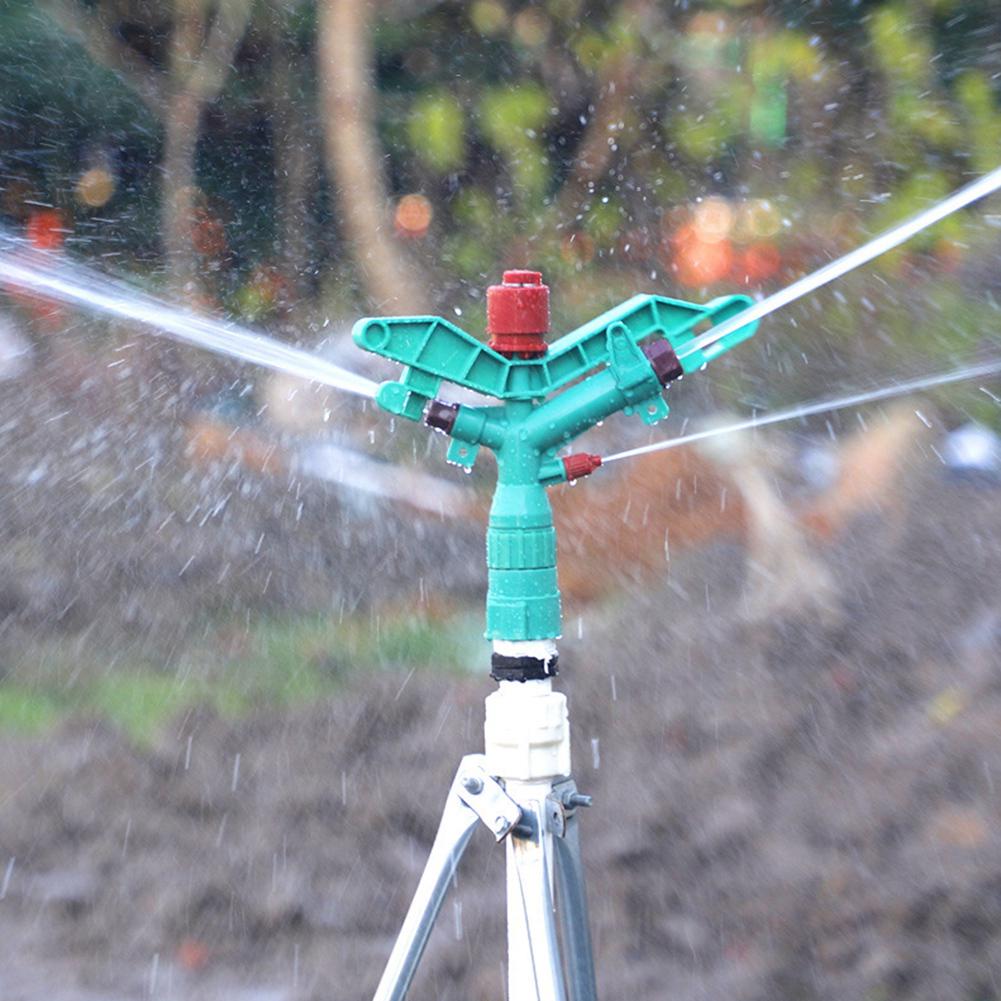 G1in DN25 Rocking Arm Sprinkler 360 Degrees Rotation Irrigation Sprinkler Watering Accessories