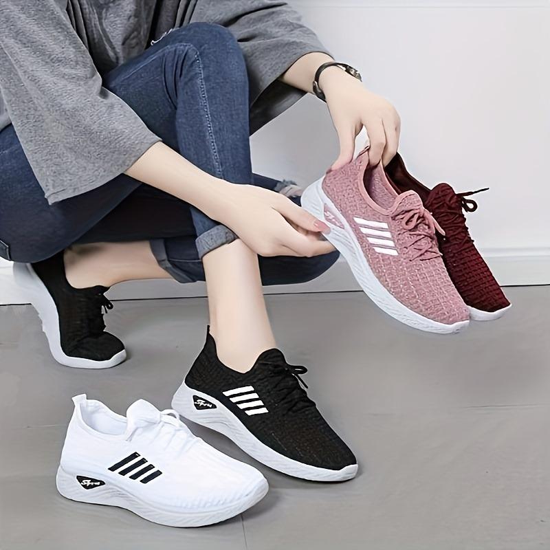 2025 New Shoes Women's Shoes Casual Walking Soft Bottom Mom Shoes Fashion Sneakers Women's Single Shoes