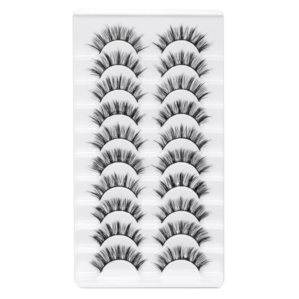 Natrual Long False Eyelashes Handmade Eye Makeup Tools Beauty 3D Faux Mink Lash Eye Lash Extension