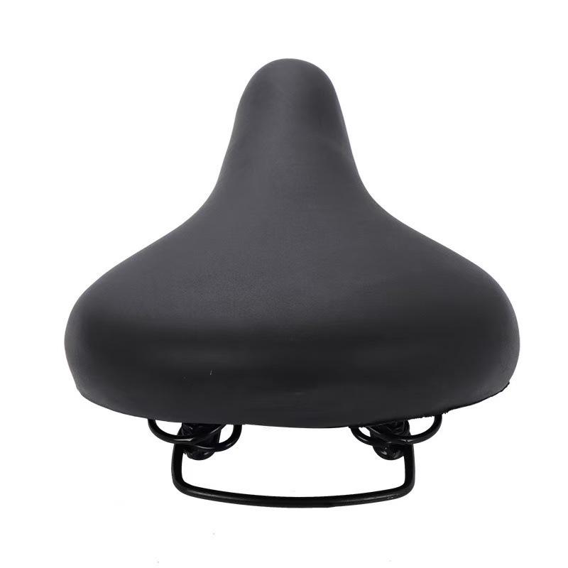 Almofada de Selim de Bicicleta Preta Vintage com Molas