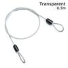 0.5/1/2Meters Anti-theft Ropes MTB Bike Rope Bicycle Lock Wire Steel Cable Lock Cycling Strong Wire Road Bike Lock 4