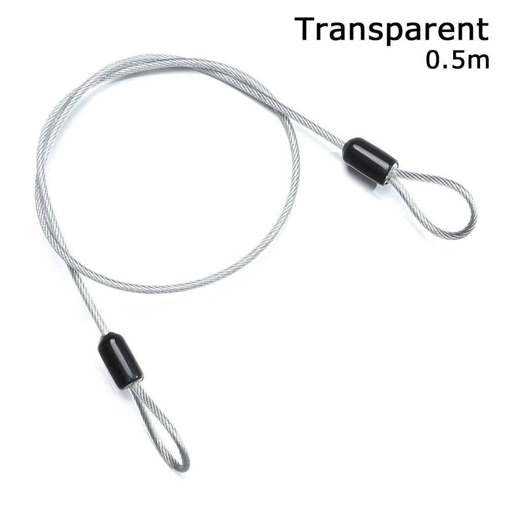 0.5/1/2Meters Anti-theft Ropes MTB Bike Rope Bicycle Lock Wire Steel Cable Lock Cycling Strong Wire Road Bike Lock 4