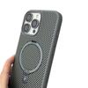 Kevlar Carbon Fiber Pattern Invisible Magnetic Bracket for IPhone 16 Promax Phone Case for Apple 15 Jacket