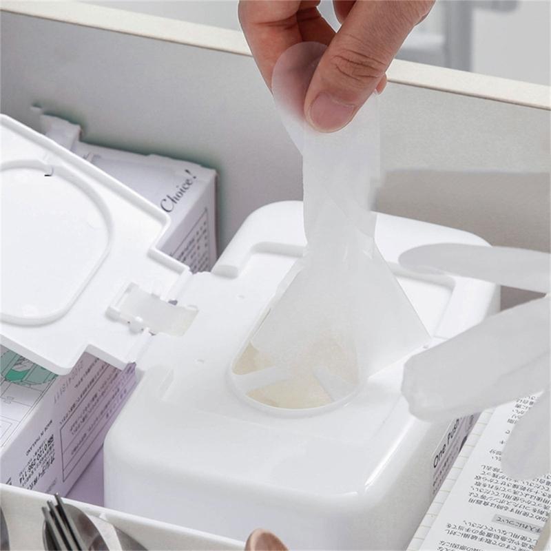 Taschentuchbox Feuchttuchspender Halter Trocken Feucht Taschentuchpapier Etui Box Tücher Serviette