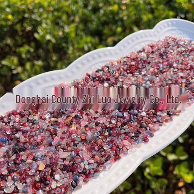 Pink Spinel Tumbled Stone Ornament for Decoration, Phone Case, Nail Art & Children's Science Exploration.