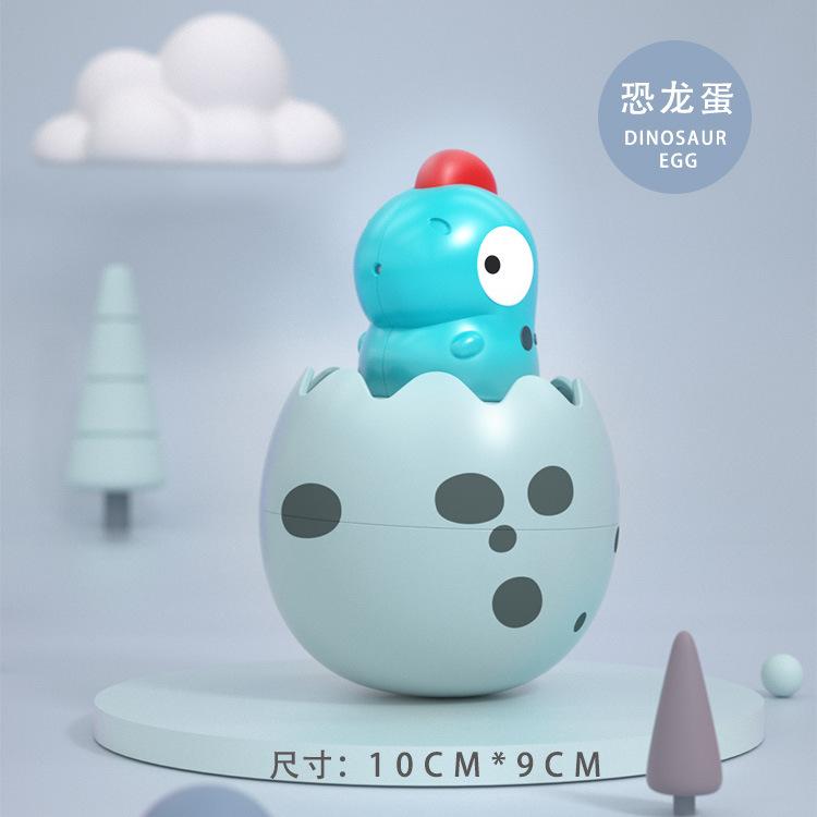 

Игрушка для купания малыша Желтая утка Яйца-распылители для дождевой воды Детская ванная комната Водный душ для мальчиков и девочек Яичная скорлупа в виде динозавра синий