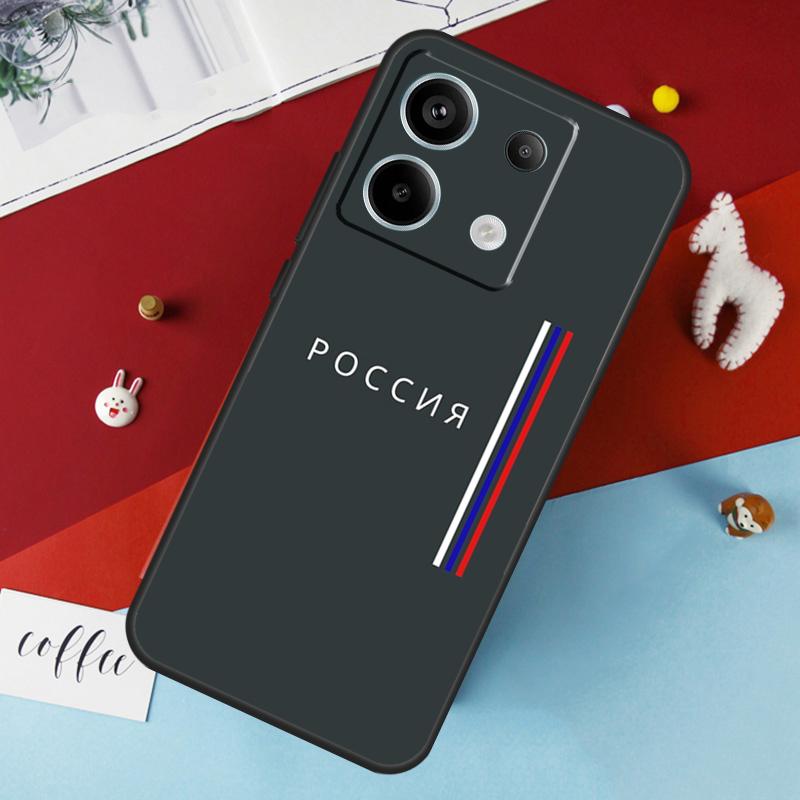 Russia Russian Flag Case for Xiaomi Redmi Note 13 12 10 8 9 11 Pro 12S 10S 11S Redmi 13C 10A 10C 9C 12C Cover