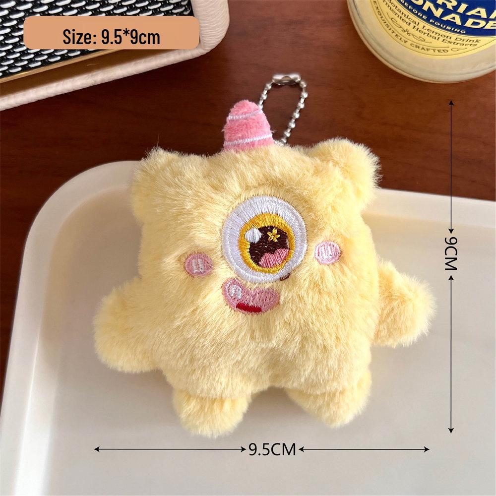 

Adorable Hamburger & Fries Plush Keychain Pendant
