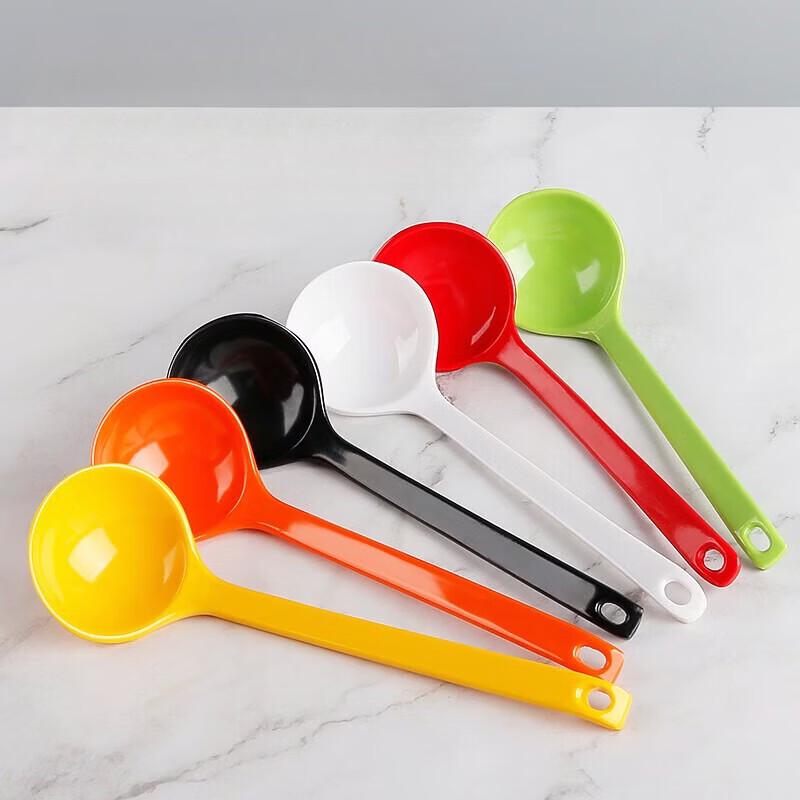 A5 Melamine Long Handle Soup Spoon One Size