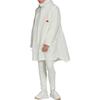 Adidas Solid Color Hooded Jacket Men Outerwear White HN1943