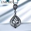 Luxury Black Zircon Jewelry 925 Sliver Cubic Zirconia Jewelry Sets For Women Earrings Pendant Rings
