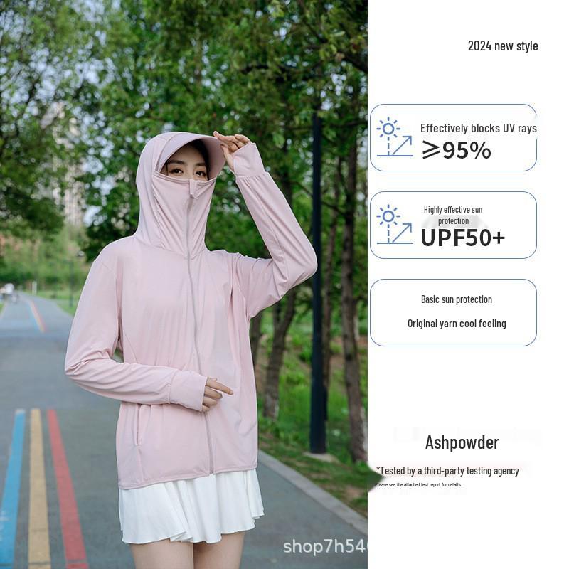 

Унисекс Куртка с капюшоном из ледяного шелка с защитой от солнца UV 50+ для занятий спортом на открытом воздухе и рыбалки L (115-135 lbs)