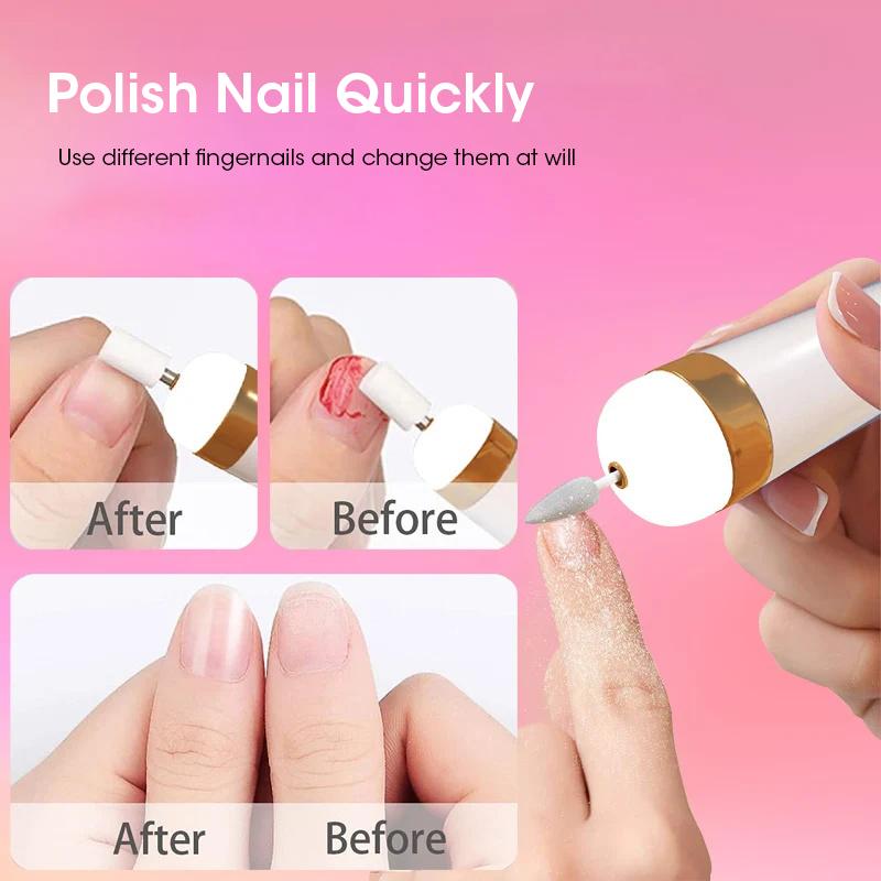 5-in-1 Electric Nail Art Set Nail Drill File Multi Functional Machine for Polishing and Beauty Care Maintenance