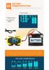E-FAST Smart Charger for Lithium & Lead-Acid Batteries with Current & Voltage Display for Cars & Motorcycles